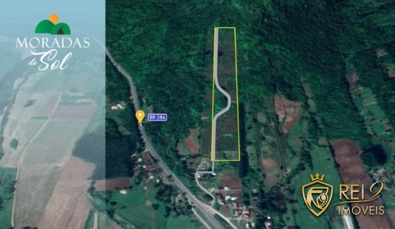 Área de Terras 100m da BR 386   12 hectares